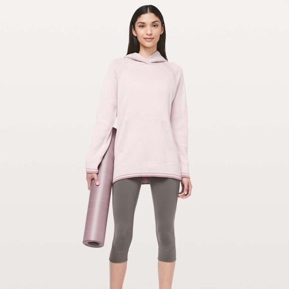 Lululemon Soothe Away Knit Hoodie Pink Size 4 - Picture 2 of 14